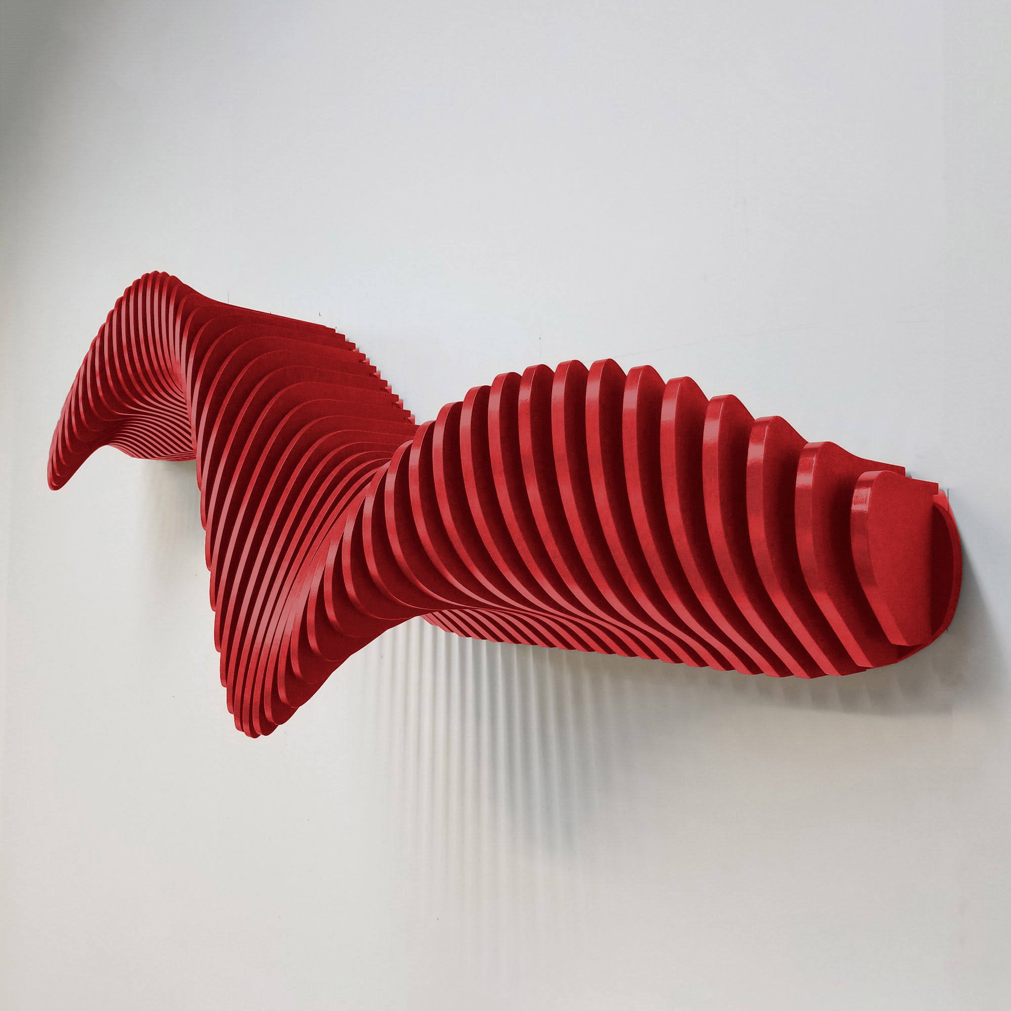 Anura Parametric Wall Mounted Floating Shelf